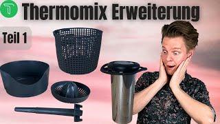 Thermomix TM5 TM6 Erweiterung! Salatschleuder WunderJuicer Filtix im Zubehör-Test! Teil 1