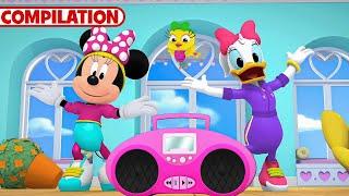 Minnie's Bow-Toons!  | NEW 15 Minute Compilation | Part 4 | Party Palace Pals | @disneyjunior