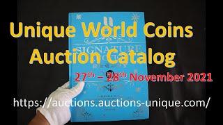 VC EP56 - Unique World Coins auction catalog (27-28 Nov 2021). Online sale