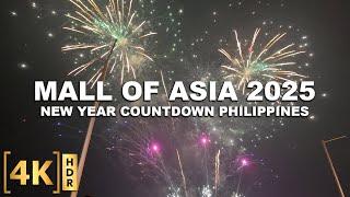 2025 NEW YEAR Countdown in MALL OF ASIA, Philippines! Fireworks Show 2025 | GMA Kapuso New Year