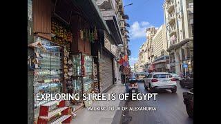 Solo Woman Walking Tour in Alexandria | Egypt Vlog #5 | Streets of Egypt | شوارع اسكندريه