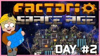  ROCKET BUILDING! Factorio Space Age - Early Access Playthrough! #2