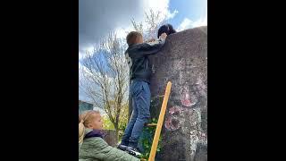 Boy and girl save puppy with their ingenuity #shorts #short #status