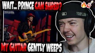 FIRST TIME HEARING 'While My Guitar Gently Weeps w/ Prince, Tom Petty, Jeff Lynne & Steve Winwood