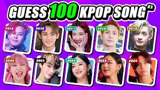 GUESS 100 KPOP SONGS #3 [2015 - 2024] | KPOP QUIZ