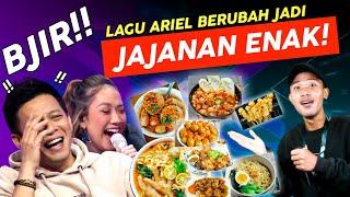 BJIR‼️SEPARUH AKU LAGU ARIEL BERUBAH JADI JAJANAN ENAK OLEH RIAN RRR