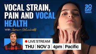 Vocal Strain, Pain and Health | 30 Day Singer
