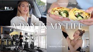 A Day in My Life in L.A. | My Tanning Routine, Making Lunch & Motivation