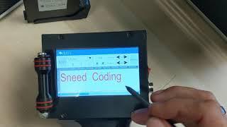 SNEED-JET Freedom Handheld Inkjet Printer - Create a Message