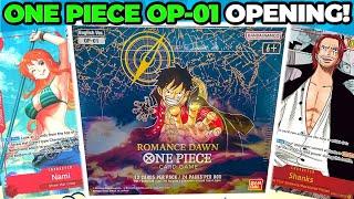 *RESTOCK* One Piece OP-01 Romance Dawn Booster Box OPENING!