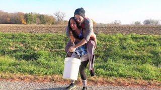 Country Side Piggyback Ride a Guy