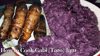 How to Cook Gabi (Taro) Jam | BABA PINOY TV