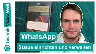 WhatsApp  Status einrichten und verwalten ️