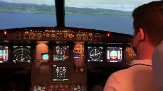 Sputnik Aviation pilot Andrew Ebueng’s first Full Flight Simulator experience!