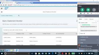 SAP S/4HANA Finance - Bank Statement Monitor