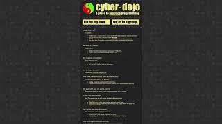 How to use Cyber Dojo