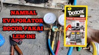 Evaporator Kulkas Bocor Dilem Pakai Lem Besi