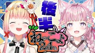 【 #ねっこよ24 】後半戦一発目Startマシュマロ読んでく！【 桃鈴ねね / 博衣こより / ホロライブ 】