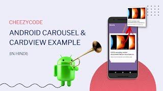 Android CardView & Carousel | RecyclerView Tutorial Kotlin Hindi - #5