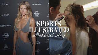 weekend with sports illustrated: travel day, prep for event, bringing you with me!