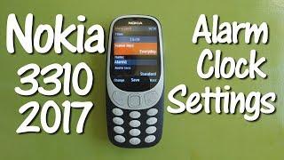 How to Set the Alarm Clock on the Nokia 3310 2017 2G Cell Phone