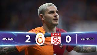 Galatasaray (2-0) Demir Grup Sivasspor - Highlights/Özet | Spor Toto Süper Lig - 2022/23