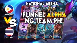 FUNNEL ALPHA NG TEAM PH WASAK NA WASAK TEAM THAILAND - National Arena