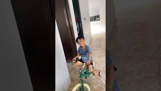 Sepedaan kok dirumah !!! #afnanstory #gowespagi  #gowesasik #gowesindonesia #bocilmeresahkan