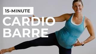 15-Minute Cardio Barre Workout At Home (No Equipment, Pregnancy-Friendly)