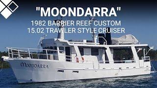 1982 Barrier Reef Custom 15.02 Trawler Style Cruiser "Moondarra" | For Sale with The Yacht Sales Co.