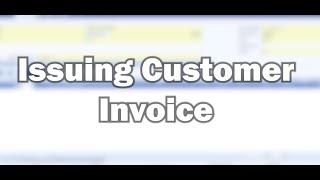 E-Invoice | How to issue Customer Invoice?