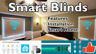  Smart Blinds! Installation & Setup - Google & Home Assistant App Control - Wireless & Battery