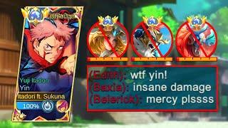 GLOBAL YIN SECRET TRICK TO DOMINATE TANKY ENEMIES!!YIN BEST BUILD 2023