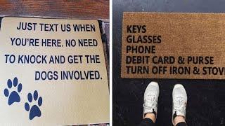 Creative And Hilarious Doormats That Will Make You Look Twice