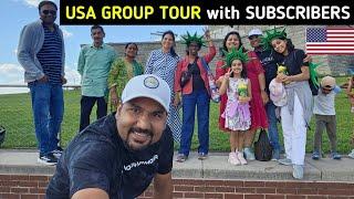 AMERICA GROUP TOUR with SUBSCRIBERS || INDIAN IN USA