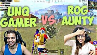 Unq gamer vs Rog stream latest fight  Support him ️ UNQ VS ROG AUNTY#unqpower #punjusquad