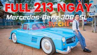 Full Video 213 Ngày Chế Tạo Siêu xe cổ ĐẮT nhất thế giới Mercedes Benz 300 SL | Bazan TV