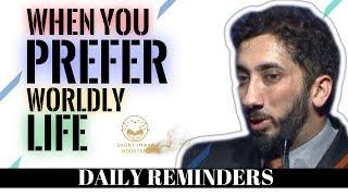 WHEN YOU PREFER WORLDLY LIFE I WHEN YOU REBEL AGAINST ALLAH I ISLAMIC TALKS 2020 I NOUMAN ALI KHAN