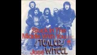 STEALERS WHEEL.... stuck in the middle with you  ( 1972 )