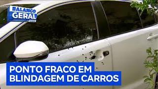 Criminosos acham ponto fraco de carros blindados e atacam motoristas