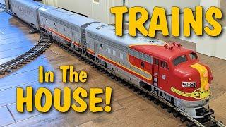 Big Model Trains Everywhere: A House Transformed into a Miniature Railroad!