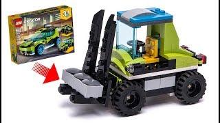 How to make LEGO Forklift moc from Creator 31074 set