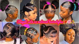 ‍4c curly  Natural Hairstyles On Pinterest  + 𝐒𝐥𝐚𝐲𝐞𝐝 edges | baddie girlies 