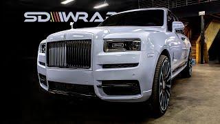 Wrapping RAPPER Boosie BadAzz's NEW Rolls Royce Cullinan!