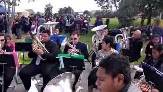 Taki Mamata - Auckland City Brass @ 2015 Mt Roskill ANZAC Service & Parade