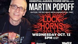 LOCK HORNS | Power Metal Essential Albums debate with author Martin Popoff