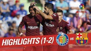 Highlights Getafe CF vs FC Barcelona (1-2)