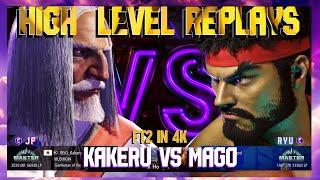 (KAKERU) JP vs (MAGO2DGOD) Ryu ***These Perfects are OD!***- Street Fighter 6 High Level Replays!!!