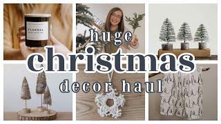 *NEW* HOUSE + HOLM CHRISTMAS COLLECTION 2021 | HUGE CHRISTMAS DECOR HAUL | NEUTRAL + COZY CHRISTMAS