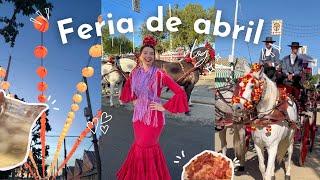 VLOG FERIA DE ABRIL : mi experiencia siendo de Sevilla + trajes de flamenca - una semana conmigo